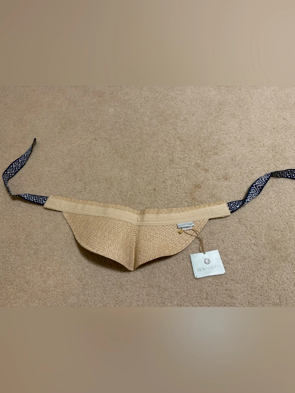 Sea & Grass Visor with Ribbon